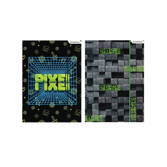 TECZKA Z GUMKA PAP A4 PIXEL MIX2 STK A'10 -zdjęcie numer 1