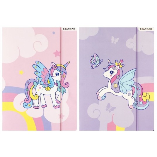 TECZKA Z GUMKĄ PAP A4 UNICORN STK A'10 -zdjęcie numer 1