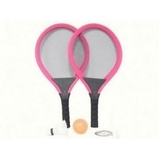 Tenis plażowy: rakietki x2+piłka+lotka 9846 -zdjęcie numer 1