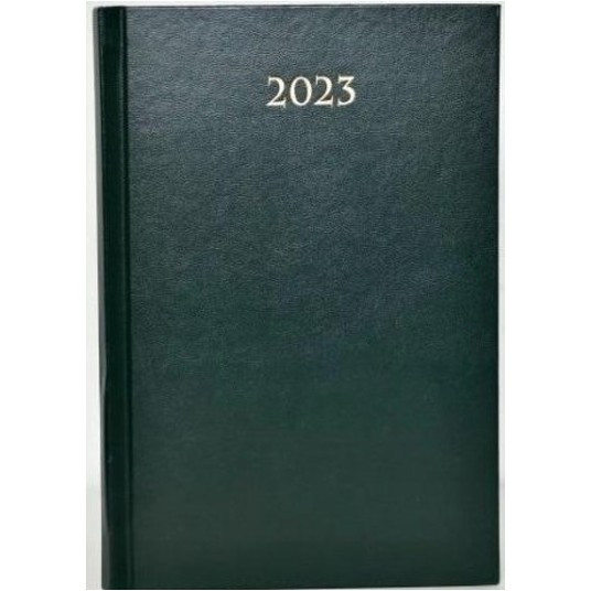 TERMINARZ A5 DZIENNY TWARDY ZIELONY 2025 6911 -zdjęcie numer 1