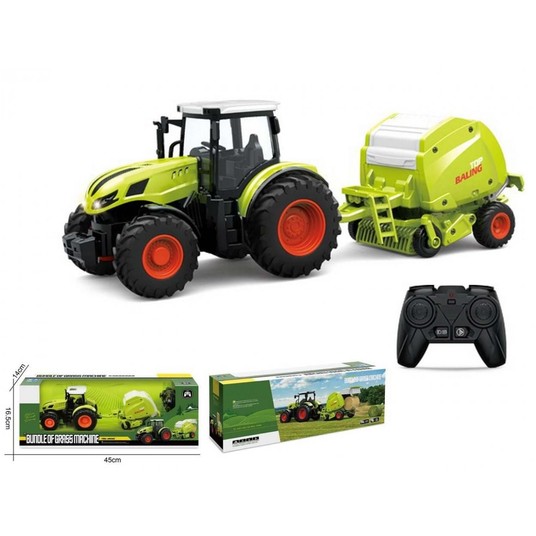 Traktor R/C z przyczepą 48,5X14X16,5 -zdjęcie numer 1