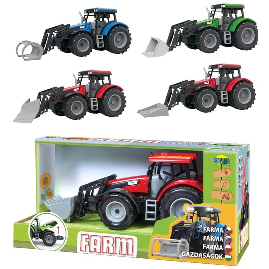 TRAKTOR Z DŹWIĘKAMI W PUDEŁKU 7102 -zdjęcie numer 1