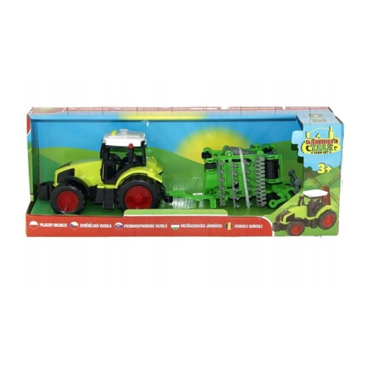 TRAKTOR Z DŹWIĘKAMI W PUDEŁKU 9847 -zdjęcie numer 1
