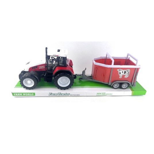 TRAKTOR Z MASZYNĄ POD KLOSZEM 9762 -zdjęcie numer 1