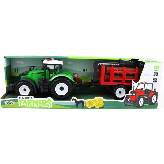 TRAKTOR Z PRZYCZEPĄ ŚW/DŹW W PUDEŁKU 5780 -zdjęcie numer 1