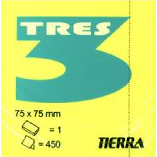 TRES Kostka żółta 75x75mm 400k 4298 -zdjęcie numer 1