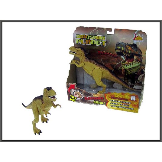 TYRANOZAUR ŚWIATŁO DŹWIĘK 25CM -zdjęcie numer 1
