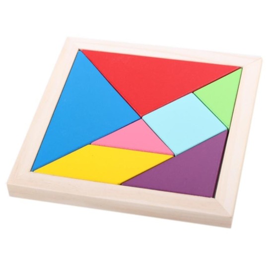 UKŁADANKA DREWNIANA TANGRAM 7270 -zdjęcie numer 1