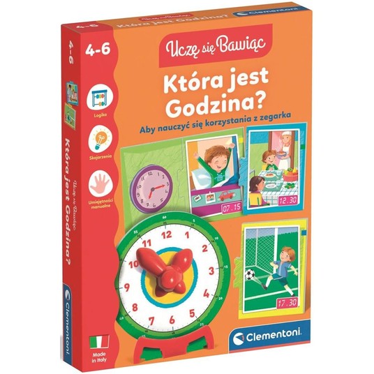 UKŁADANKA EDUKACYJNA KTÓRA GODZINA ? 4138 -zdjęcie numer 1