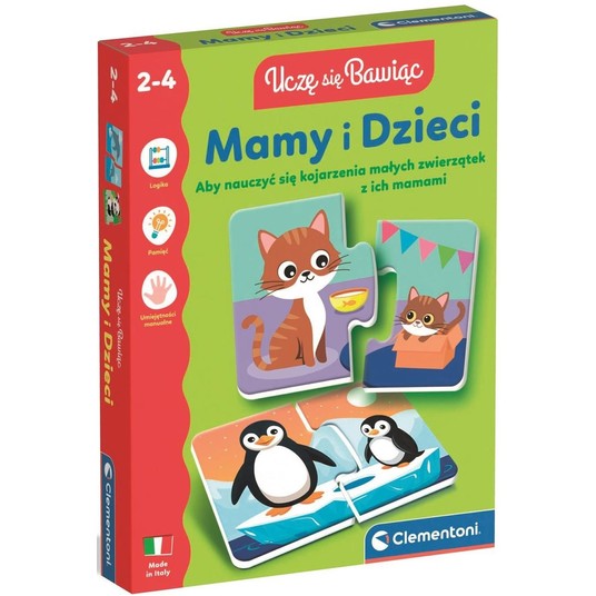 UKŁADANKA EDUKACYJNA MAMY I DZIECI 4237 -zdjęcie numer 1