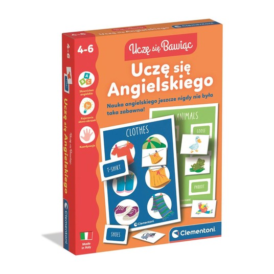 UKŁADANKA EDUKACYJNA UCZĘ SIĘ ANGIELSKIEGO 4350 -zdjęcie numer 1