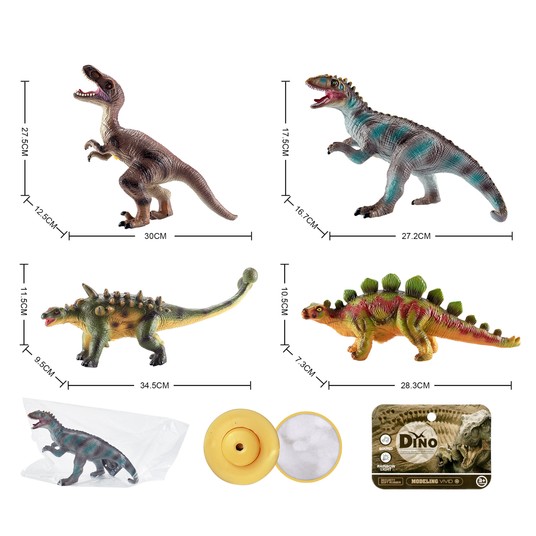 VINYLOWE DINOZAURY Z DŹWIEKIEM 6187 -zdjęcie numer 1