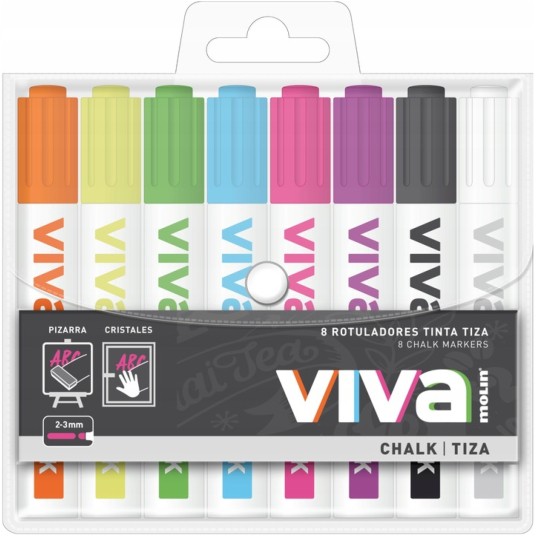 VIVA Marker kredowy 8 KOL. komplet -zdjęcie numer 1