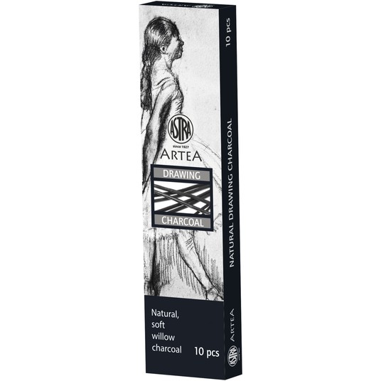 WĘGIEL NATURALNY RYSUNKOWY 10SZT 3-6MM 9059 -zdjęcie numer 1