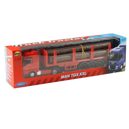 WELLY TRUCK 1:64 MAN TGX Z DREWNEM 0346 -zdjęcie numer 1