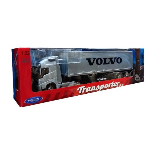WELLY TRUCK Z PRZYCZEPĄ 1:32 VOLVO 6919 -zdjęcie numer 1
