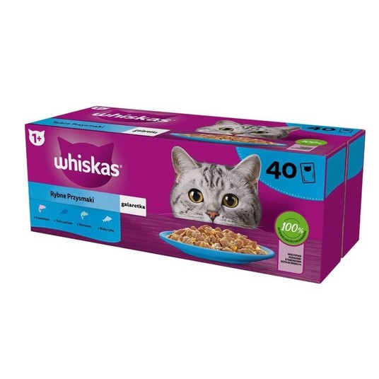 WHISKAS MOKRA KARMA DLA KOTA MIX SMAKÓW 3,4KG -zdjęcie numer 1