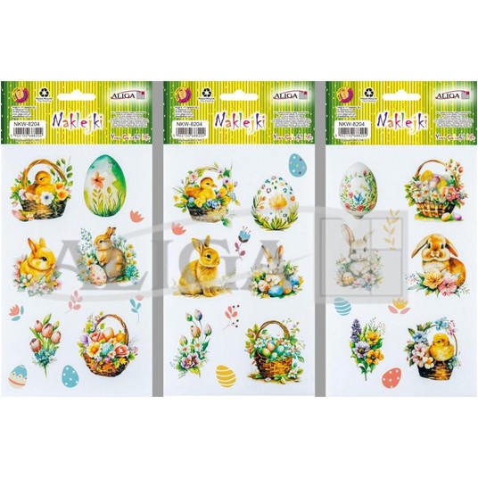 Wielkanocne naklejki do dekoracji 8204 -zdjęcie numer 1