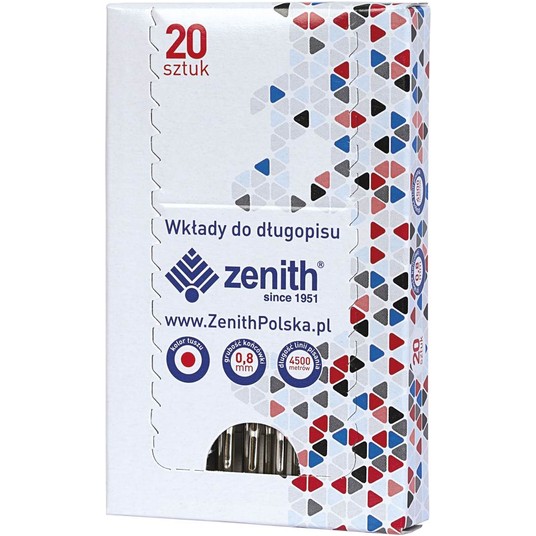 WKŁAD ZENITH 4 (20) CZERWONY -zdjęcie numer 1