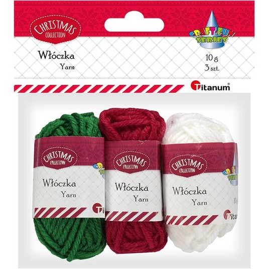 WŁÓCZKA 3X10G XMASS KOLOR -zdjęcie numer 1