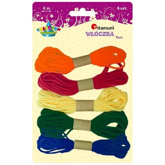WŁÓCZKA 5X4M CZR+Ż+G+P+Z SET1 5234 -zdjęcie numer 1