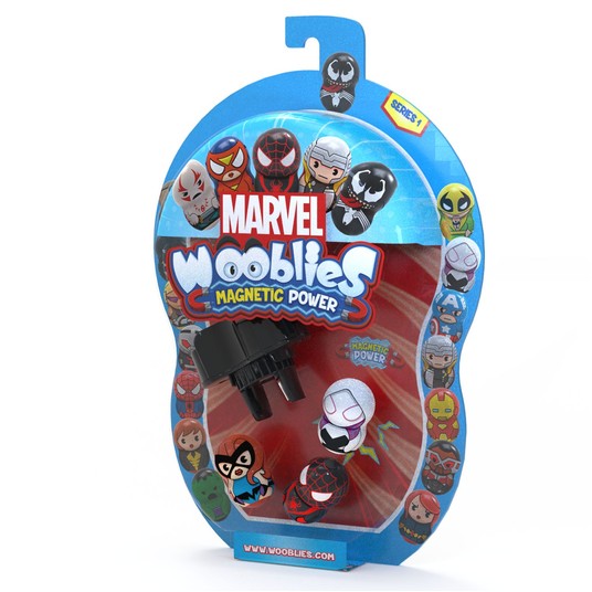 WOOBLIES MARVEL 3FIG.MAGNET.+ WYRZUTNIA 4080 -zdjęcie numer 1