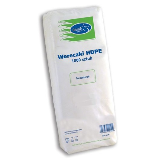 Woreczki HDPE PREMIUM H 10X4X22cm (1000) 0067 -zdjęcie numer 1
