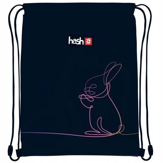 Worek na obuwie HASH RAINBOW BUNNY 8965 -zdjęcie numer 1