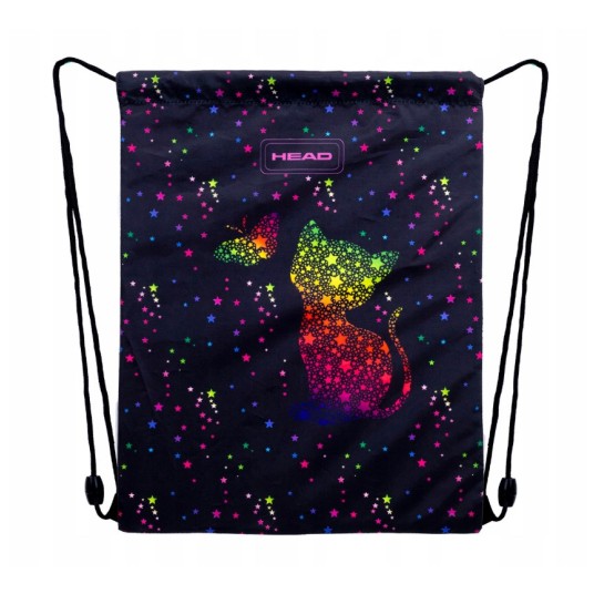Worek na obuwie HEAD GOLDEN EFFECT RAINBOW KITTY -zdjęcie numer 1
