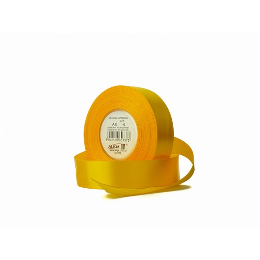 WSTĄŻKA SAT.AX12-04 12MM/32M CIEMNOŻÓŁTA (4) 7509 -zdjęcie numer 1