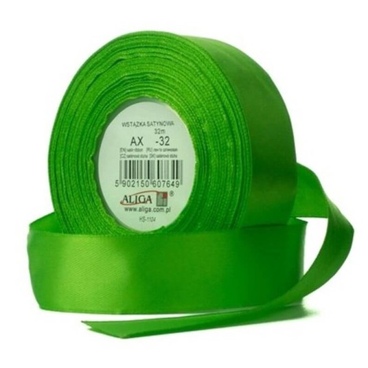 Wstążka sat.AX25-12 25mm/32m Zielony (4) 4379 -zdjęcie numer 1