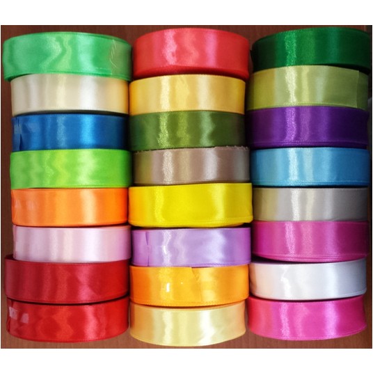 Wstążka sat.AX25-23 25mm/32m Ciem Zółty (4) 6960 -zdjęcie numer 1