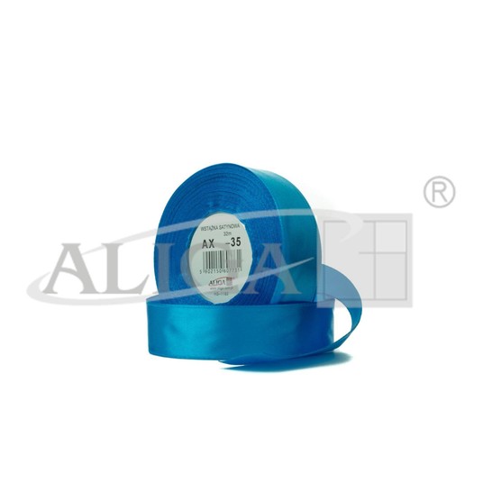 Wstążka sat.AX25-35 25mm/32m Niebieski (4) 7731 -zdjęcie numer 1