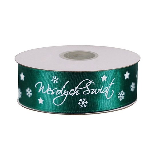 WSTAŻKA SAT.XMASS 25MM/25Y ZIE 7899 A'5 -zdjęcie numer 1