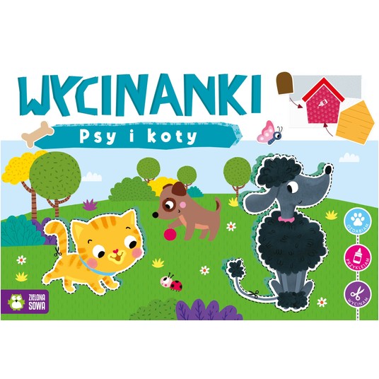 Wycinanki. Psy i koty 9788382993011 -zdjęcie numer 1