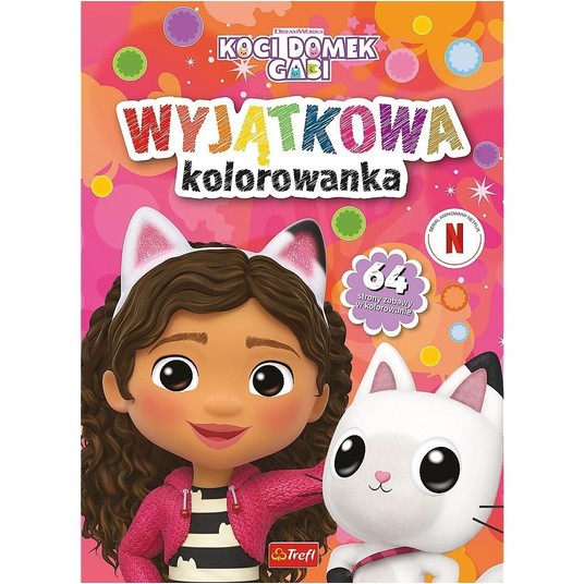 WYJĄTKOWA KOLOROWANKA KOCI DOMEK GABI 9208 -zdjęcie numer 1