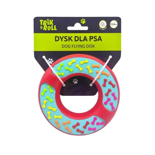 ZABAWKA DLA PSA DYSK 13,8CM TRIK 0705 -zdjęcie numer 1