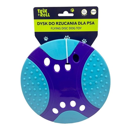 ZABAWKA DLA PSA DYSK NIEB 23CM TRIK 2174 -zdjęcie numer 1