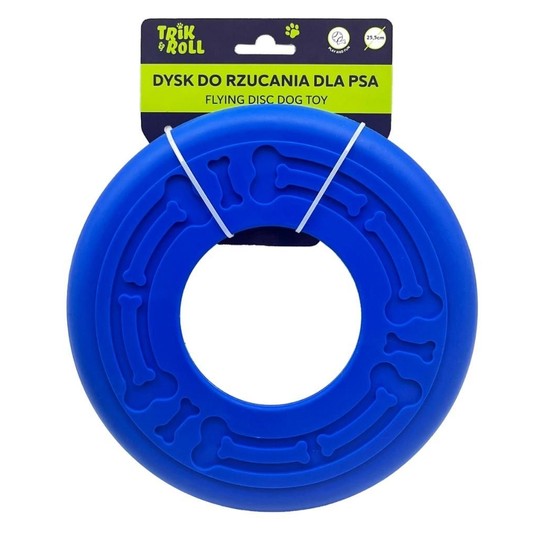 ZABAWKA DLA PSA DYSK NIEB 25,5CM TRIK 0767 -zdjęcie numer 1