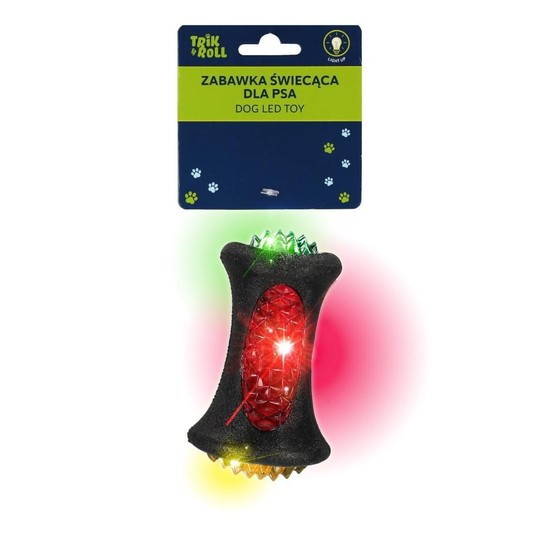 ZABAWKA DLA PSA KOŚĆ ŚWIECĄCA 9CM TRIK B 0835 -zdjęcie numer 1