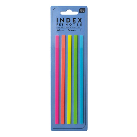 ZAKŁADKI INDEKSUJĄCE PASKI 140MM NEON 6230 A'12 -zdjęcie numer 1
