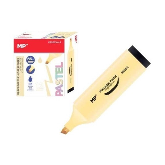 ZAKREŚLACZ FLUO WANILIOWY 2/5 MM PE505VA-S A'12 -zdjęcie numer 1