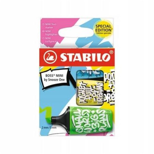 ZAKREŚLACZ STABILO BOSS MINI 3KOL GPO 2246 -zdjęcie numer 1