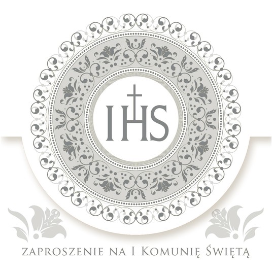 ZAPROSZENIE KWADRAT KOMUNIA ZKW_KOM_39973 A'10 -zdjęcie numer 1