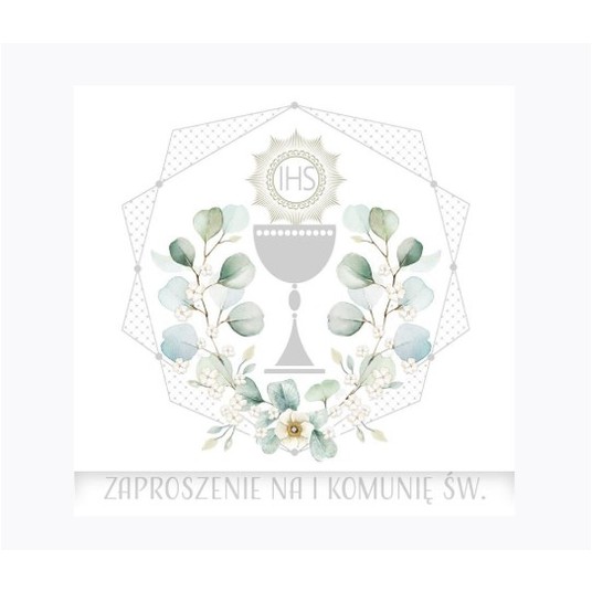 ZAPROSZENIE KWADRAT ZKW ZEST. 64019 -zdjęcie numer 1