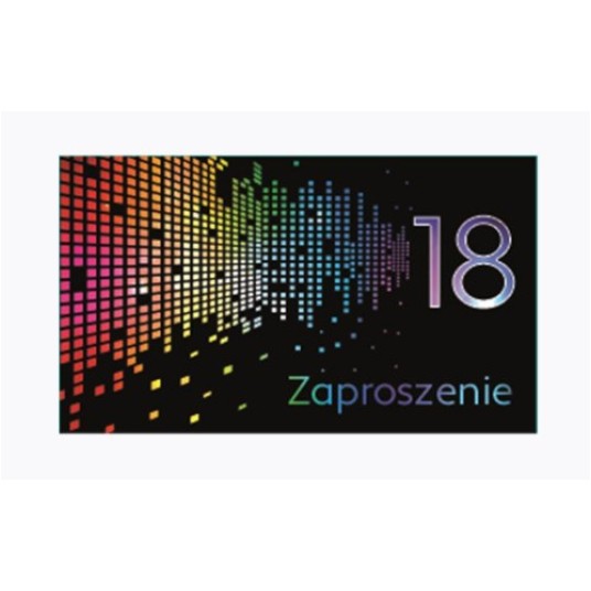 ZAPROSZENIE URODZINY 18-STKA Z_UR18_56478 A'10 -zdjęcie numer 1
