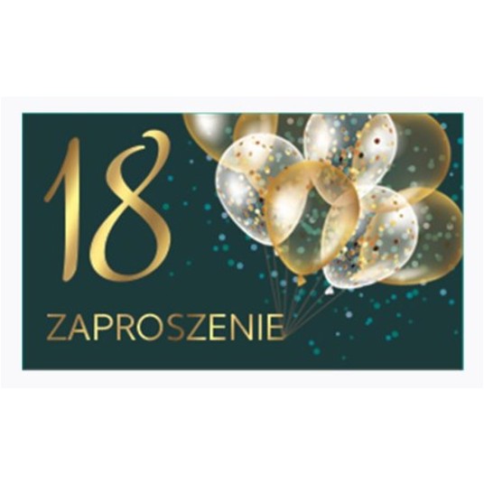 ZAPROSZENIE URODZINY 18-STKA Z_UR18_56479 A'10 -zdjęcie numer 1