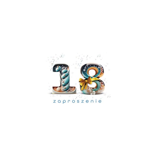ZAPROSZENIE URODZINY 18-STKA ZEST.61636 A'10 -zdjęcie numer 1