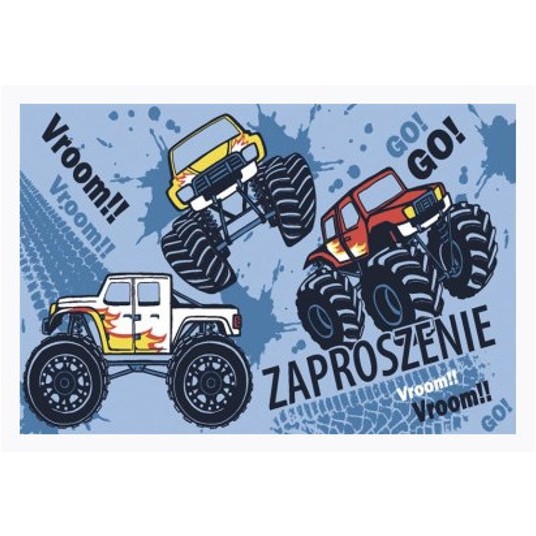 ZAPROSZENIE Z 160X96 ZESTAW 62138 DZIECIĘCE CHŁOPI -zdjęcie numer 1