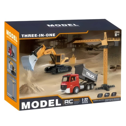 ZESTAW BUDOWLANY R/C 3w1 skala 0282 -zdjęcie numer 1
